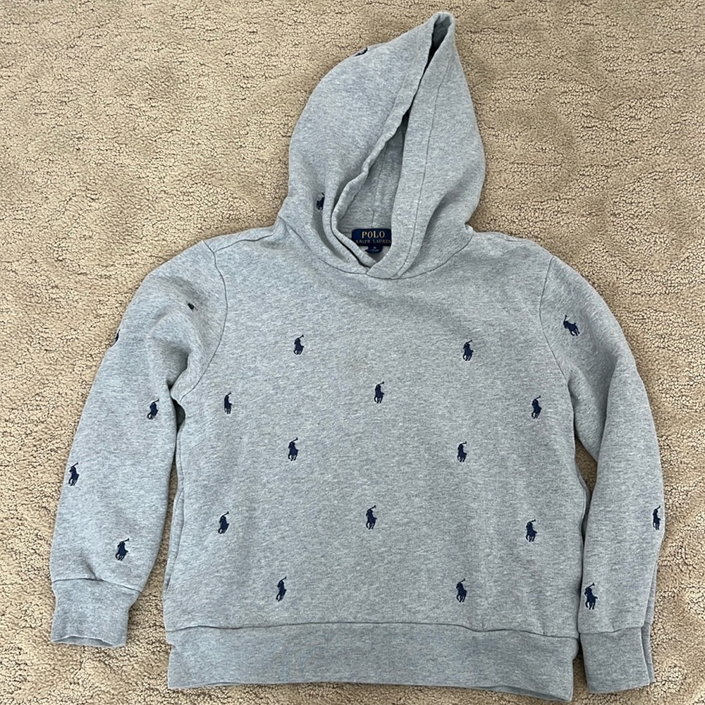 Polo Ralph Lauren Gray Sweatshirt Size Medium
